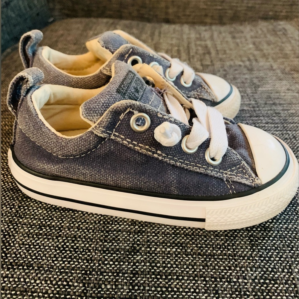 Converse Toddler Denim Blue Sneakers